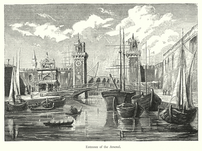Entrance of the Arsenal (engraving)