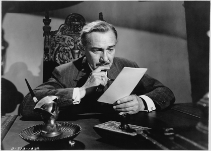 Paul Lukas, Publicity Portrait for the Film, "Address Unknown", Columbia Pictures, 1944 (b/w photo)