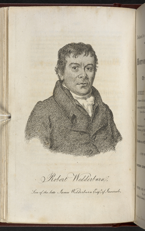 Portrait of Robert Wedderburn, 1824 (engraving)