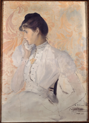 Presumed portrait of Henriette Chabot, 1886 (oil)