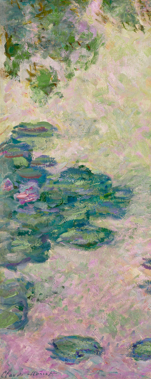 Nymphéas (fragment), c.1912 (oil on canvas)