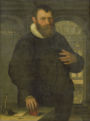 Portrait of Bartholomeus van der Wiere, 1593 (oil on panel)