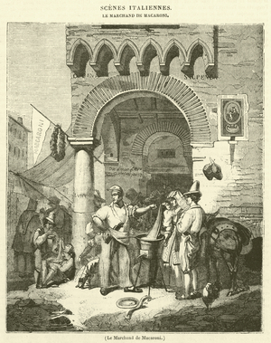 Le Marchand de Macaroni (engraving)