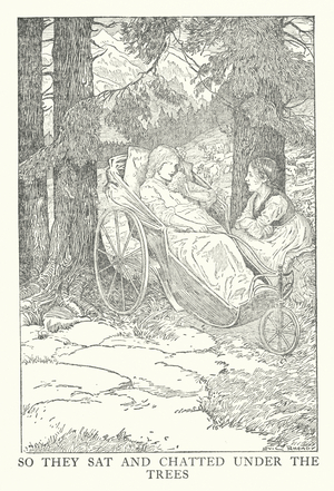 Illustration for Heidi by Johanna Spyri (litho)