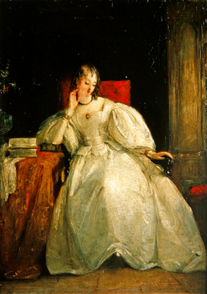 Portrait of a Lady (oil on canvas)