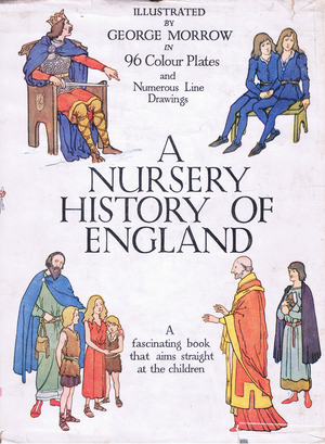 Front cover design, from A Nursery History of England published by Nelson and Sons, c. 1940 (colour litho)