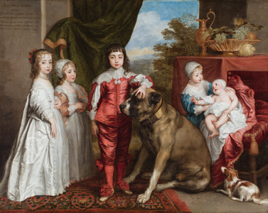 The Children of Charles I, 1637 (oil on canvas)