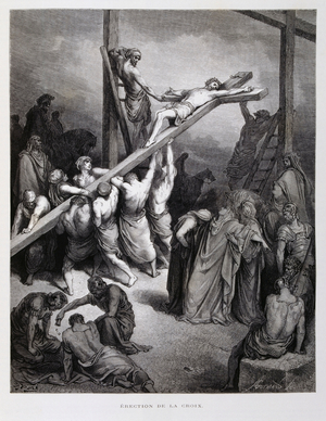 Christ crucified, Illustration from the Dore Bible, 1866