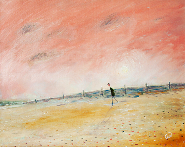 The Misty Groyne, 2016 (oil on canvas)