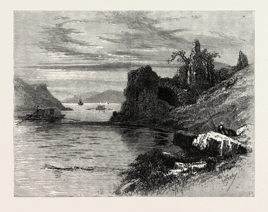 Strancally Castle, Ireland, 19th Century Engraving