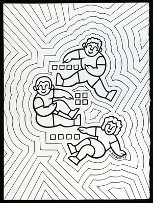 three children having fun