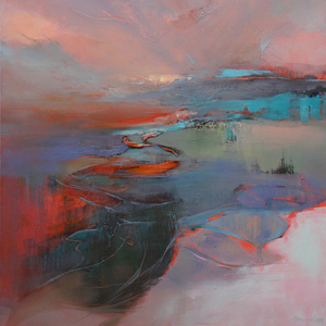 Midwinter Fire, 2012, (oil on canvas)