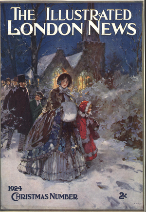 Christmas Magazine Cover, UK, 1920s