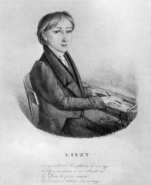 Franz Liszt - portrait as a child