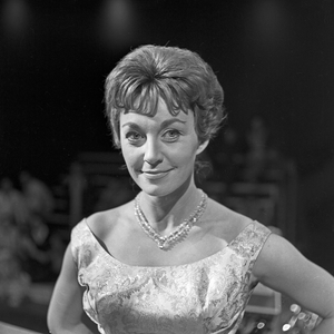 Singer performing at the NDR TV music show "Musik fuer Millionen", Germany 1960s