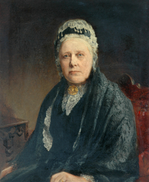 The Late Mrs Speed of the 'Devonshire Arms', Bolton Abbey (oil on canvas)