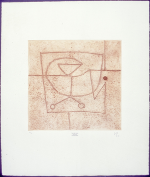 Deep inside I looked', 1974 (intaglio)