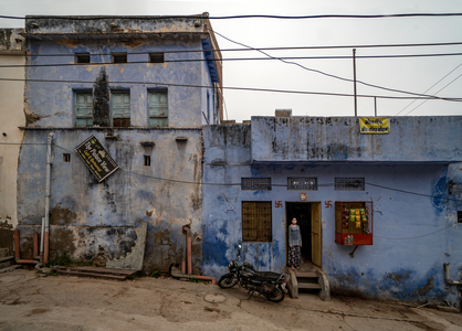 House in the old town, Bundi,  (photo)