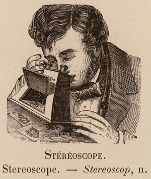 Le Vocabulaire Illustre: Stereoscope; Stereoscop (engraving)