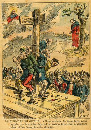 The peepholes of the republic drawing of Lemot appeared in the magazine Le Pelerin during the Dreyfus affair and representing notably Emile Zola Alfred Dreyfus and Joseph Reinach