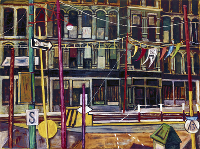 Signs Of The Times (oil on masonite)