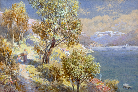 Lake of Lugano (watercolour)