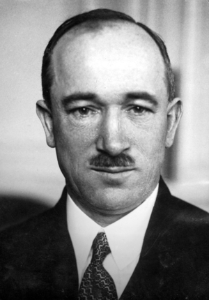 Edvard Benes (b/w photo)