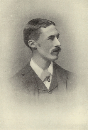 A E Housman, in London 1896 (b/w photo)