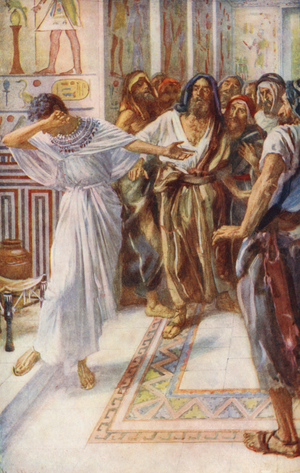Old Testament: Joseph Made Known to his Brethren (colour litho)