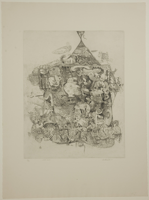 Free Gum, 1967 (etching on ivory wove paper)