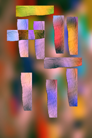 Etude #4, 2019 (mixed media)