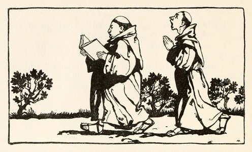 The Hag sat against the wall, from 'Morgan's Frenzy' in 'Irish Fairy Tales'