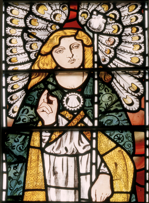 Archangel Gabriel, 1862 (stained glass)
