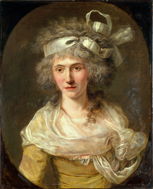 Portrait of a woman, c.1785 (oil on canvas)