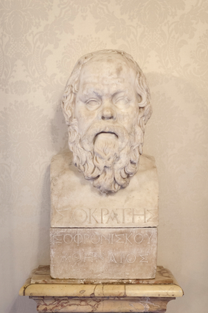 Herm of Socrates, 1st century ad (marble)