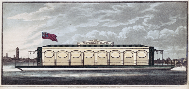 The Royal Waterloo Bath, pub. 1819 (colour engraving)