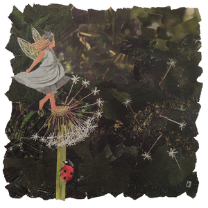Element Fairy - Air, 2017 (magazine collage)