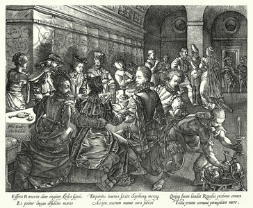 The Banquet at the House of Tarquinius (engraving)