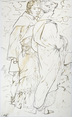 For the Foscolo, 1960 (oil on paper)