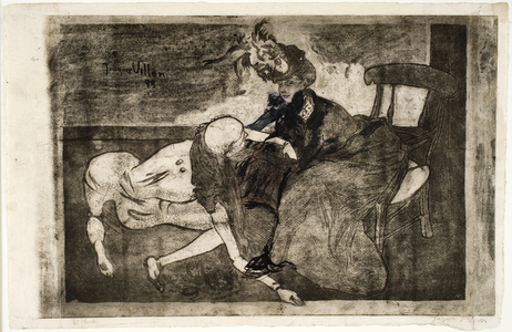 La Femme au Mannequin, or La Femme et Le Pantin, 1899 (softground etching & aquatint)