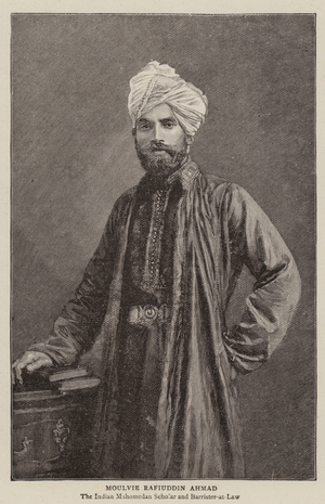 Moulvie Rafiuddin Ahmad (engraving)
