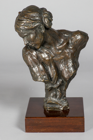 Wife of Flanders (You have lost your spurs), 1919 (bronze)