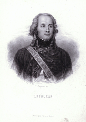 Claude Lecourbe, French general during the French Revolutionary and Napoleonic wars (engraving)