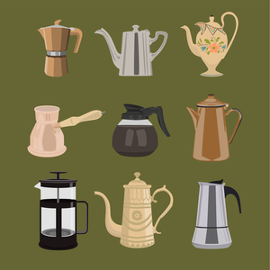 Coffee Pots, 2017 (digital)