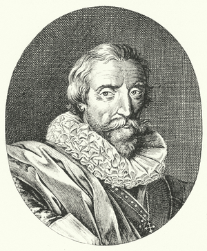 Giambattista Marino, Italian poet (engraving)