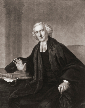 William Romaine.  Portrait. (print)
