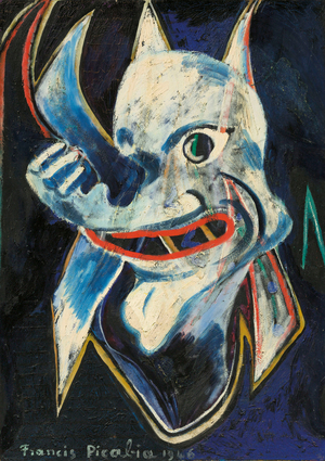 Monstre, 1946 (oil on board)