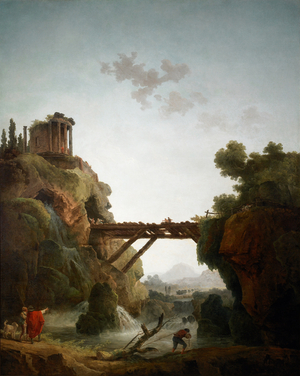 Fantastic View of Tivoli, 1789 (oil on canvas)