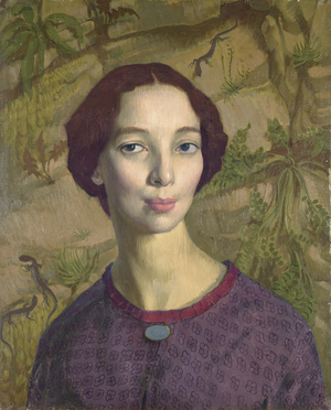 The Lady with Lizards (oil on canvas)
