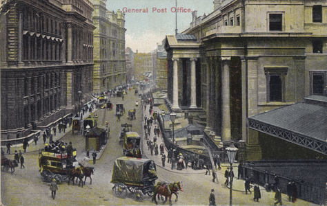 General Post Office, London (coloured photo)